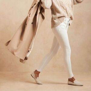 Banana Republic NEW white High Rise skinny ankle size 28 jeans